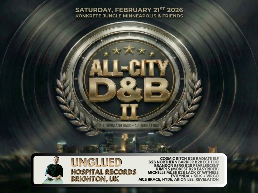 ALL-CITY DNB II:  UNGLUED (HOSPITAL RECS) SAT 2/21/26