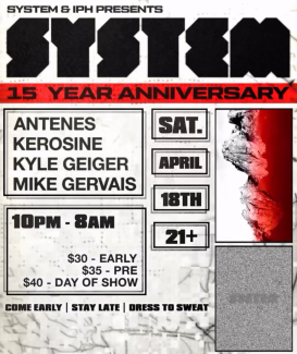 SYSTEM 15 year Anniversary
